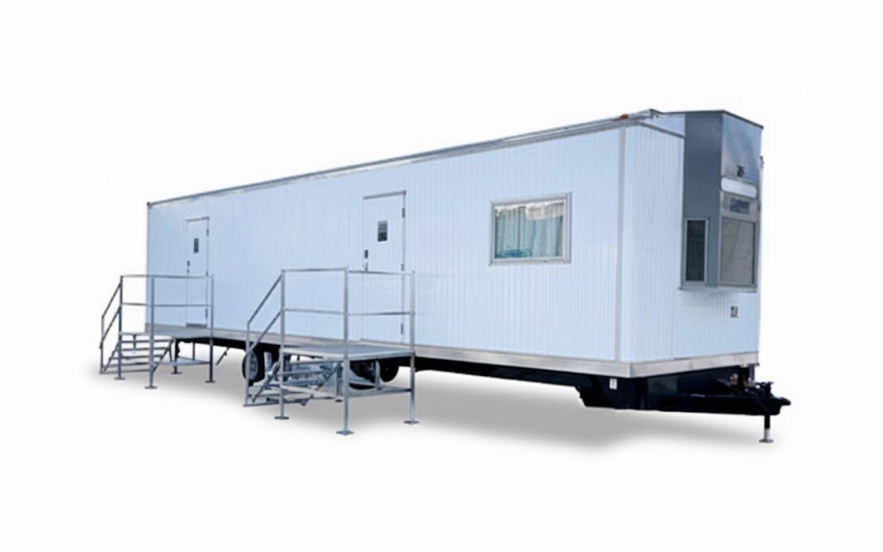 there are some restrictions on where the office trailers can be placed